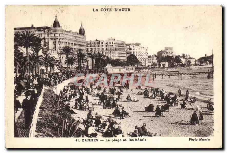 CPA Cannes La Plage et les hotels 
