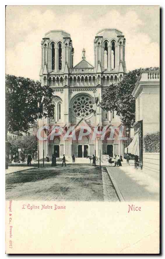 CPA Nice L'Eglise Notre Dame 
