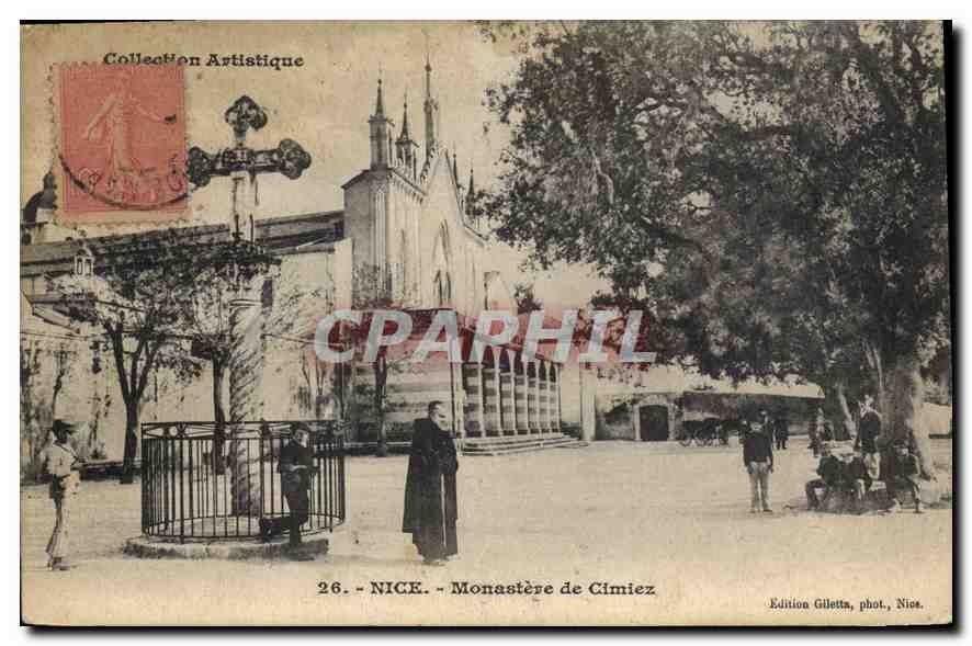 CPA Collection Artistique Nice Monastere de Cimiez 