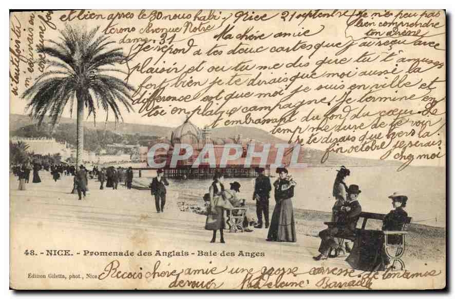 CPA Nice Promenade des Anglais Baie des Anges 
