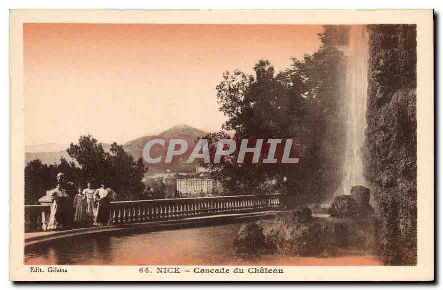 CPA Nice Cascade du Chateau 