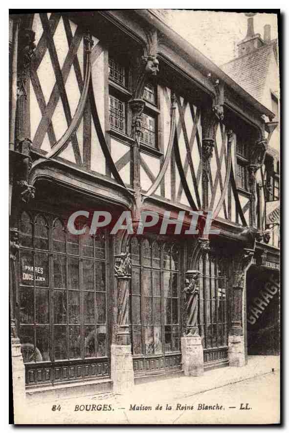 CPA Bourges Maison de la Reine Blanche 