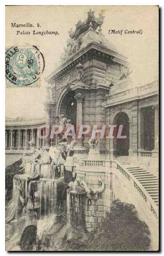CPA Marseille Palais Longchamp 