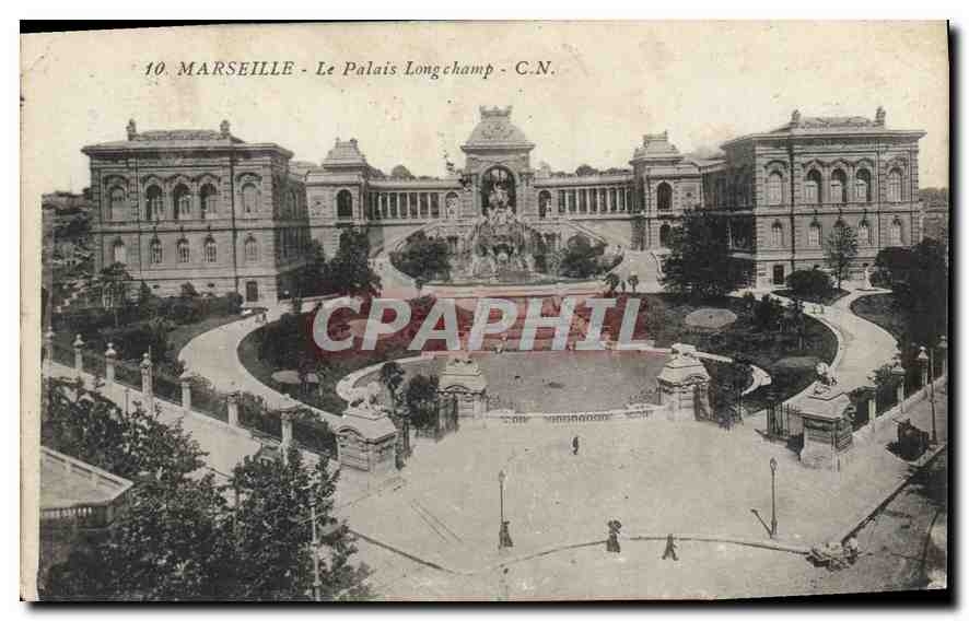 CPA Marseille Le Palais Longchamp 