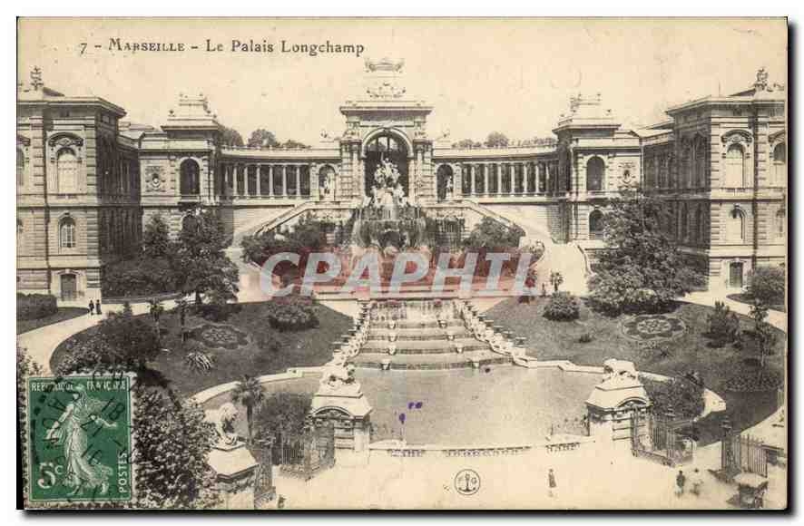 CPA Marseille Le Palais Longchamp 
