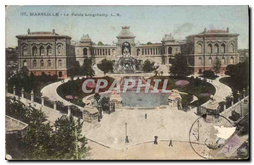 CPA Marseille Le Palais Longchamp 