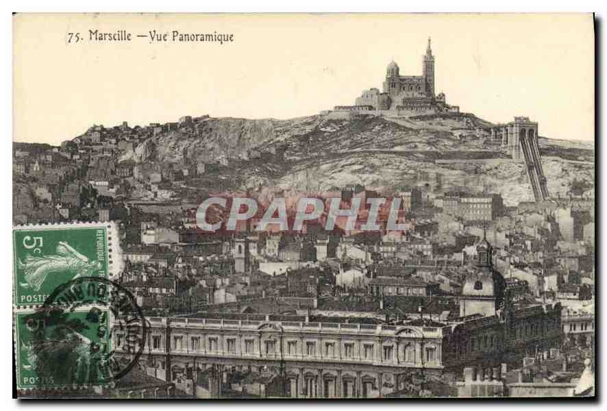 CPA Marseille Vue Panoramique 
