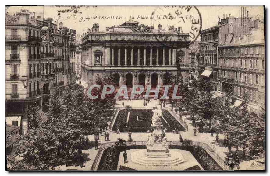 CPA Marseille La Place de la B 