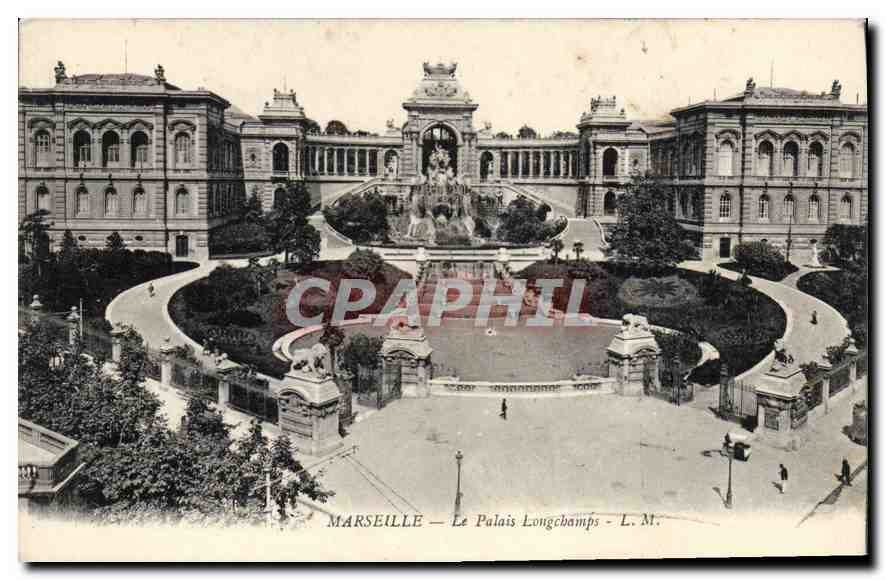 CPA Marseille Le Palais Longchamps 