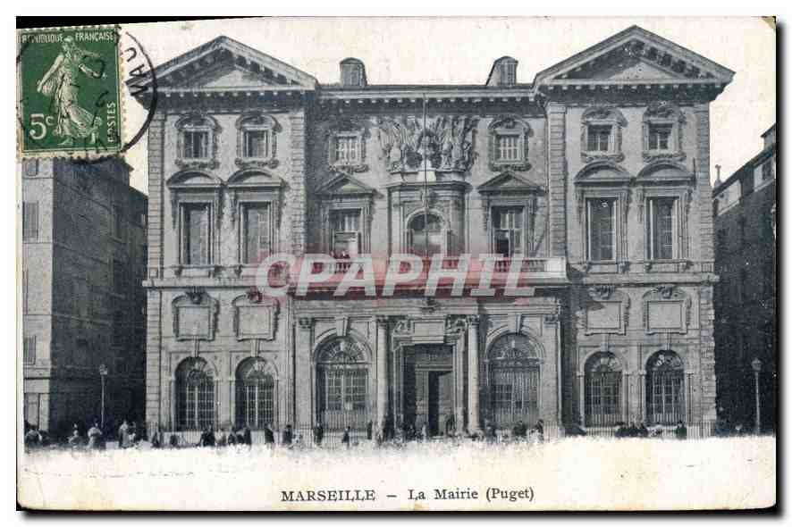 CPA Marseille La Mairie Puget