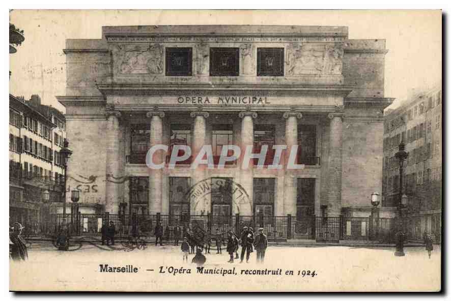 CPA Marseille l'Opera Municipal 
