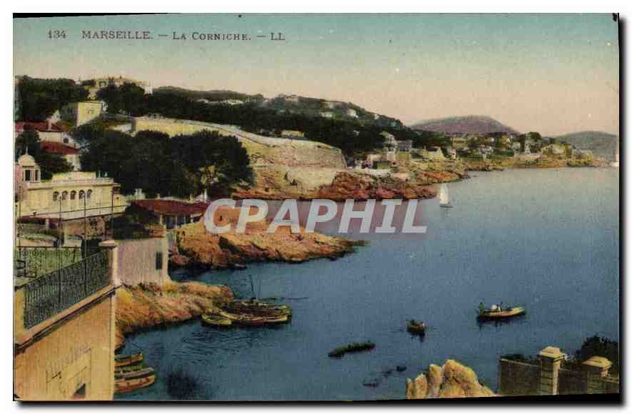 CPA Marseille La Corniche 