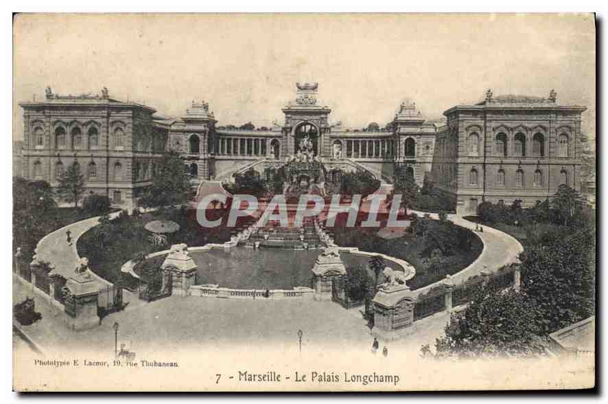 CPA Marseille Le Palais Longchamp 