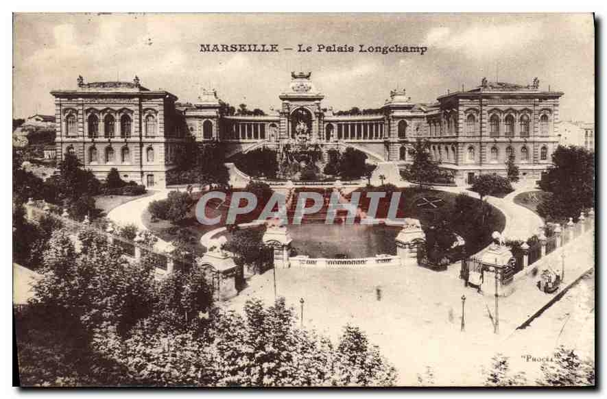 CPA Marseille Le Palais Longchamp 