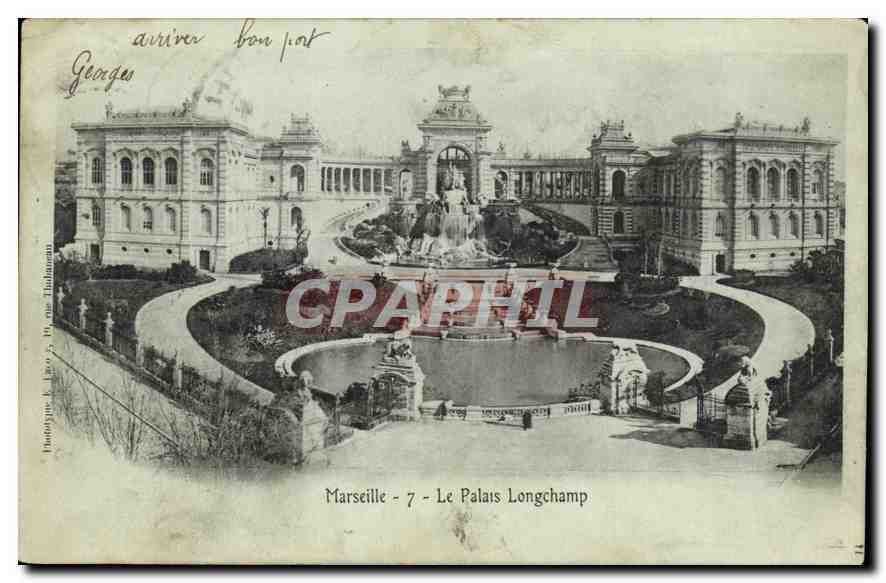 CPA Marseille Le Palais Longchamp 