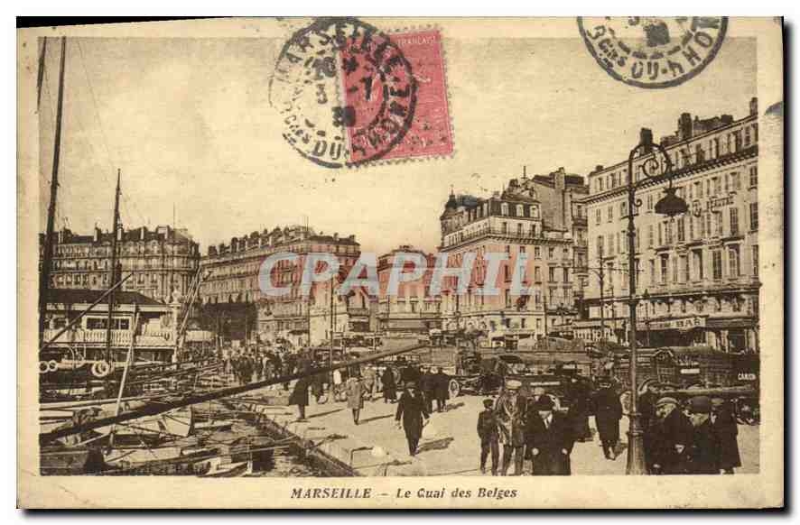 CPA Marseille Le Gual des Belges 