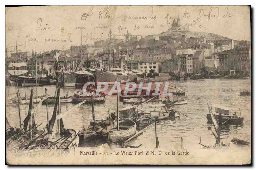 CPA Marseille Le Vieux N D de la Garde 