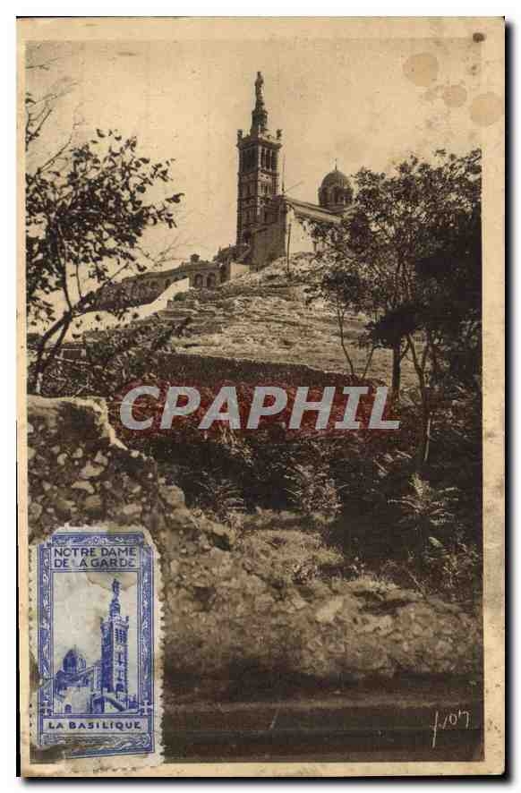 CPA Marseille N D de la Garde Vue du Rauces Blanc 