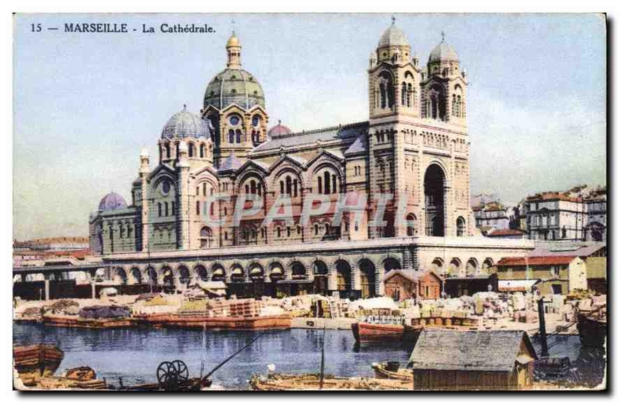 CPA Marseille La Cathedrale 