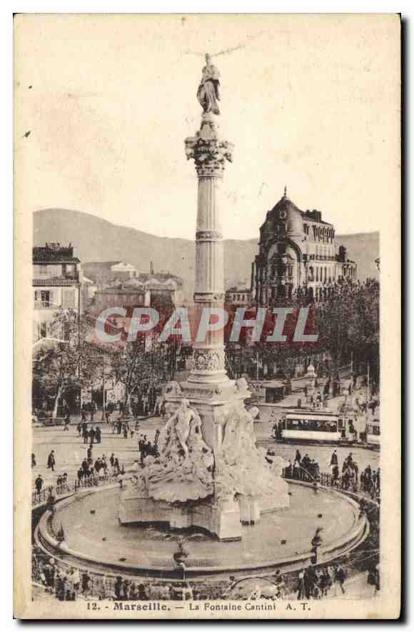 CPA Marseille La Fontaine Cantini 