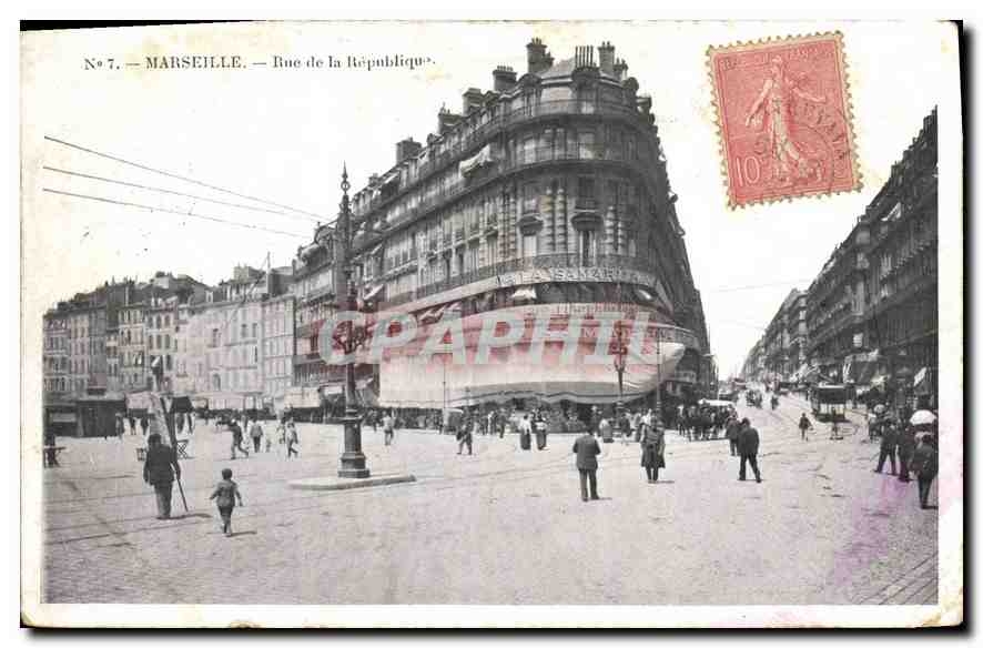 CPA Marseille Rue de la Republique 