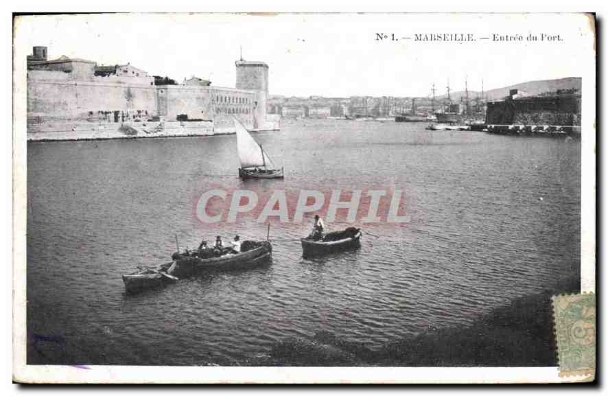 CPA Marseille Entree du Port 