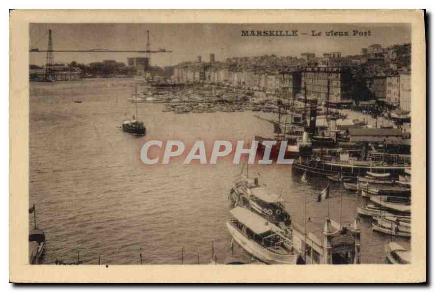 CPA Marseille Le Vieux Port 