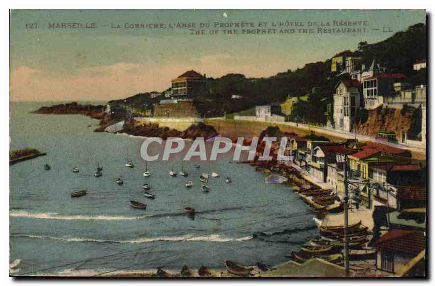 CPA Marseille La Corniche l'Anse du Prophete 
