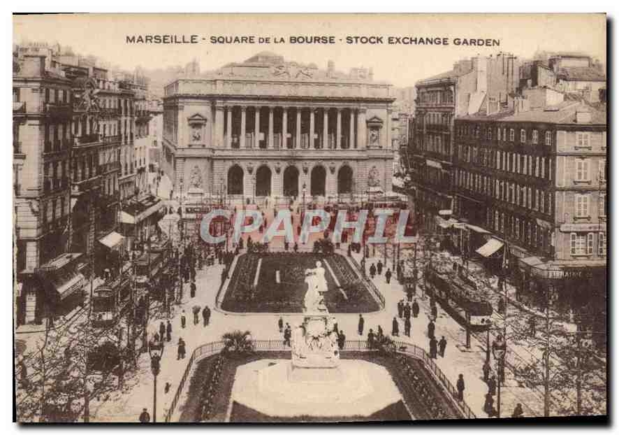 CPA Marseille Square de la Bourse 