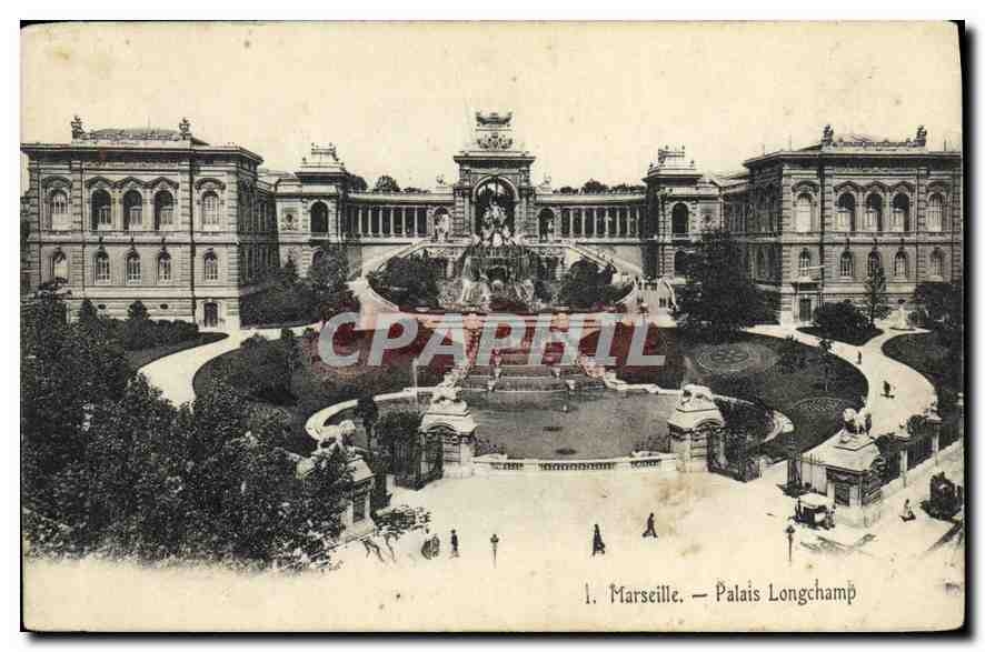 CPA Marseille Palais Longchamp 