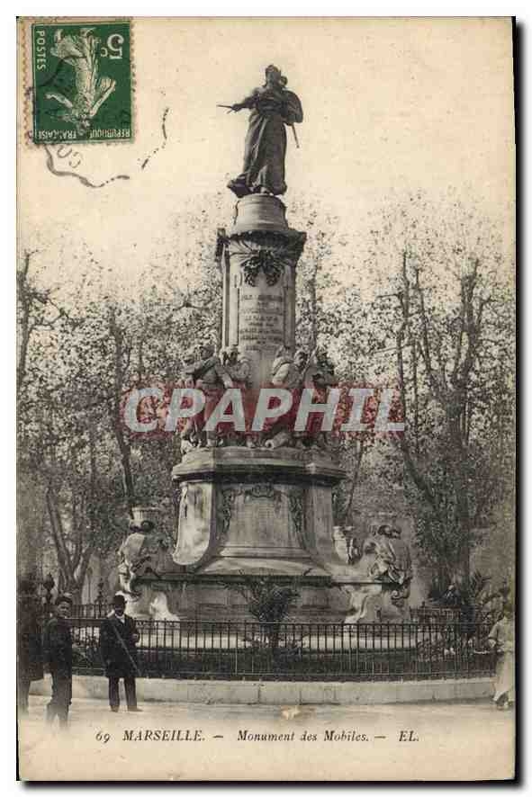 CPA Marseille Monument des Mobiles 