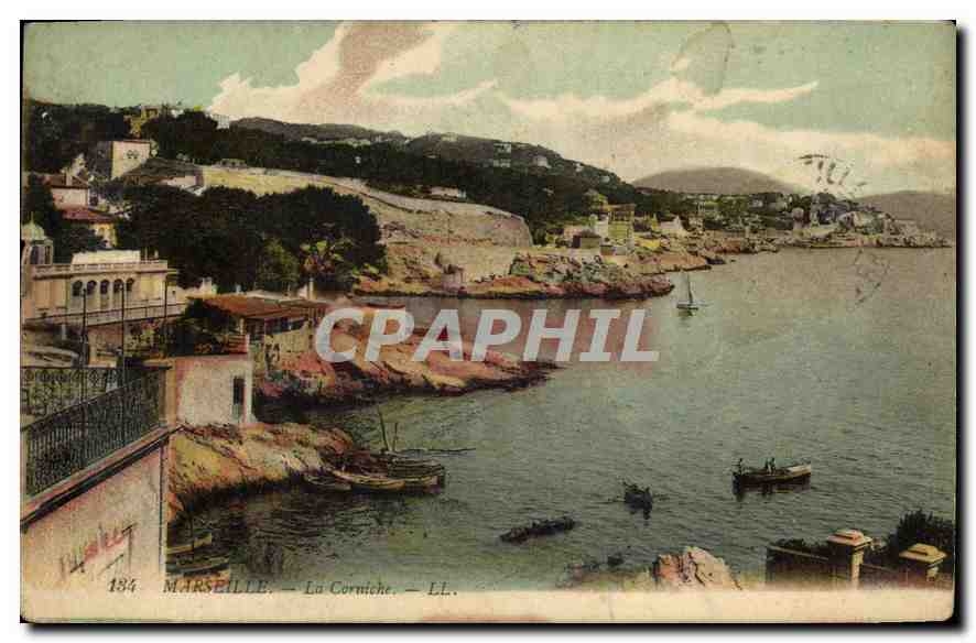 CPA Marseille La Corniche 