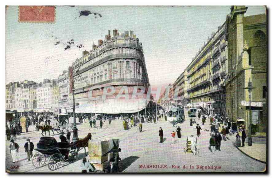 CPA Marseille Rue de la Republique 