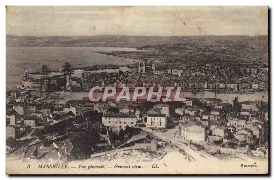 CPA Marseille Vue generale 