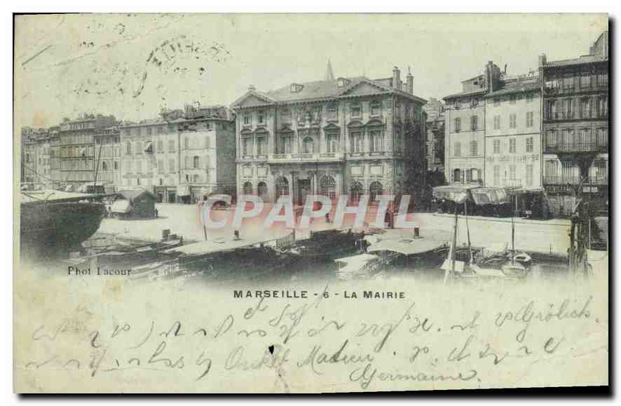 CPA Marseille La Mairie 