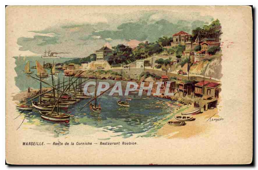 CPA Marseille Route de la Corniche 
