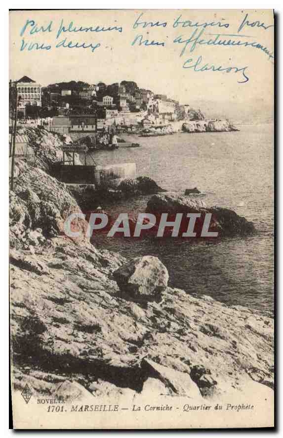 CPA Marseille La Corniche 
