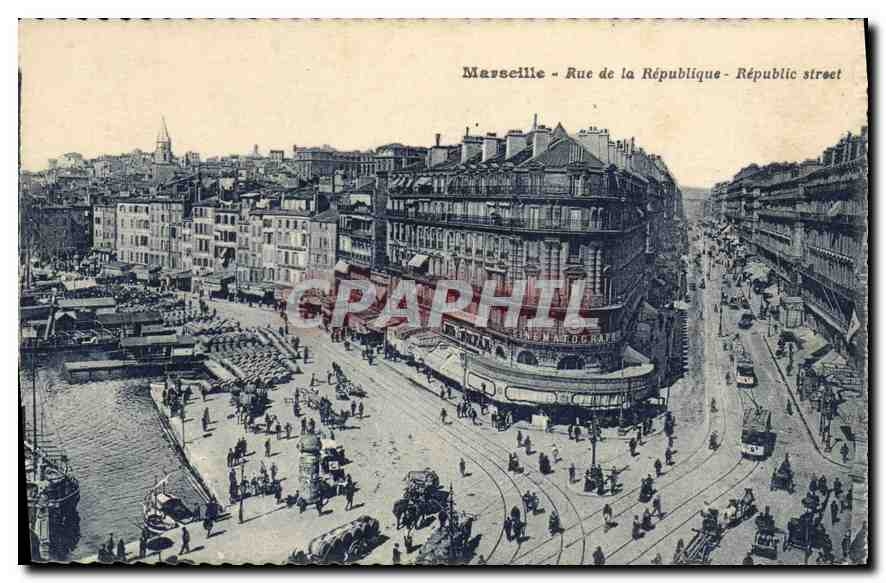 CPA Marseille Rue de la Republique 