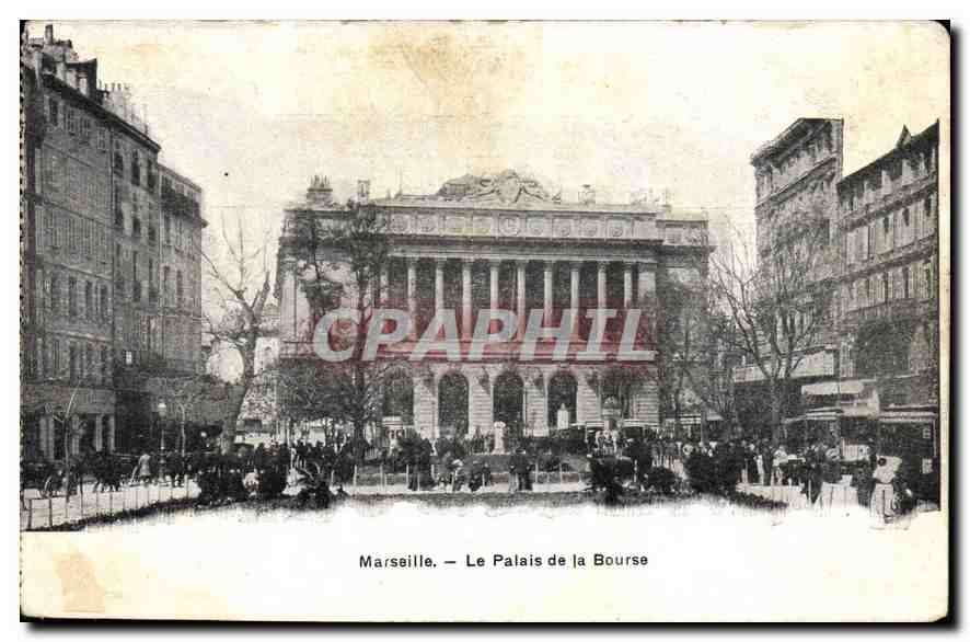 CPA Marseille Le Palais de la Bourse 
