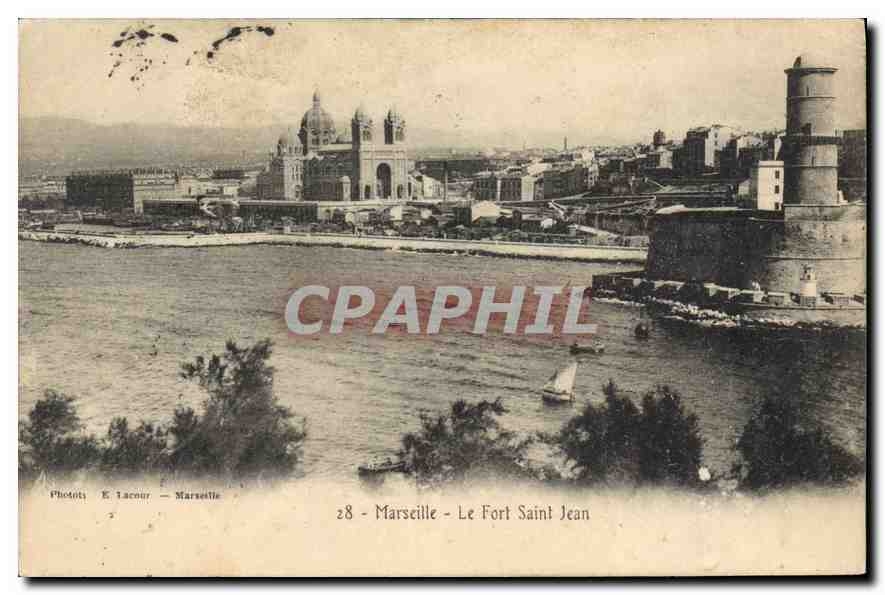 CPA Marseille Le Fort Saint Jean 