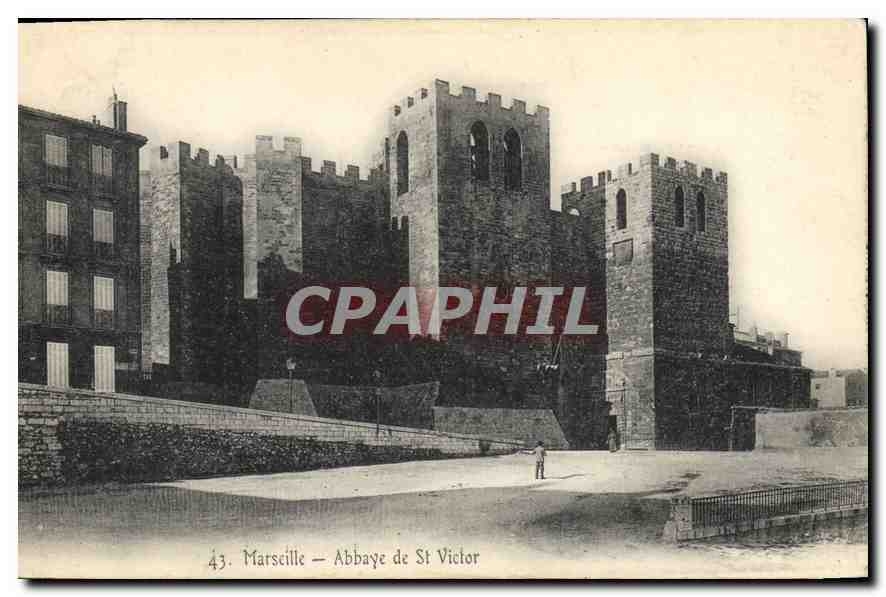 CPA Marseille Abbaye de St Victor 