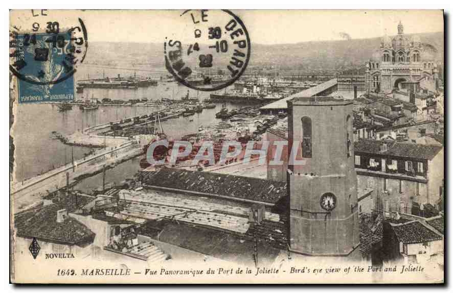 CPA Marseille Vue panoramique du Port de la Joliette 