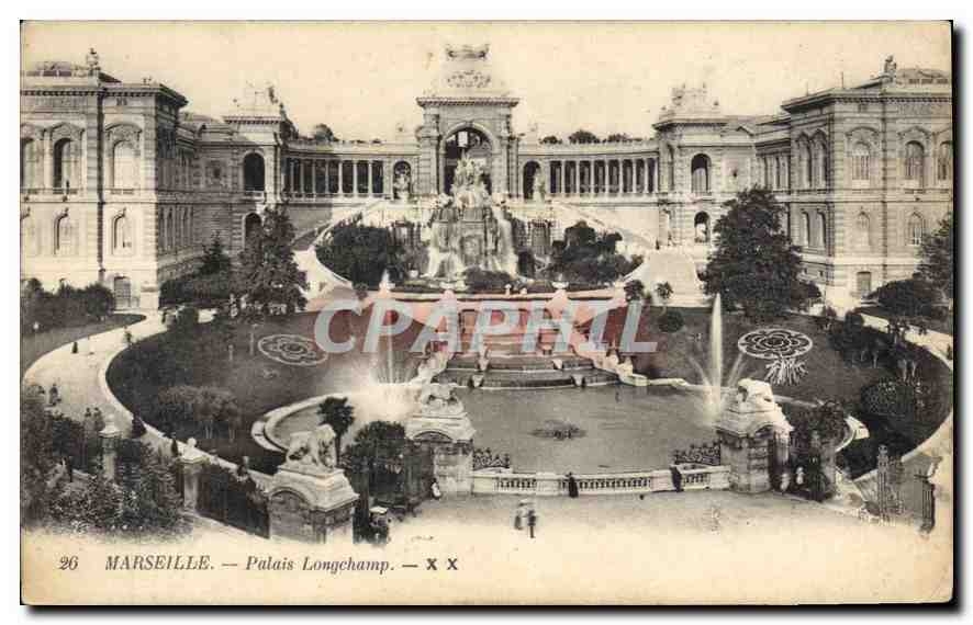 CPA Marseille Palais Longchamp 