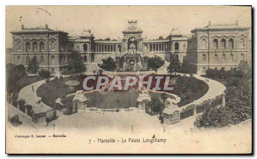 CPA Marseille Le Palais Longchamp 
