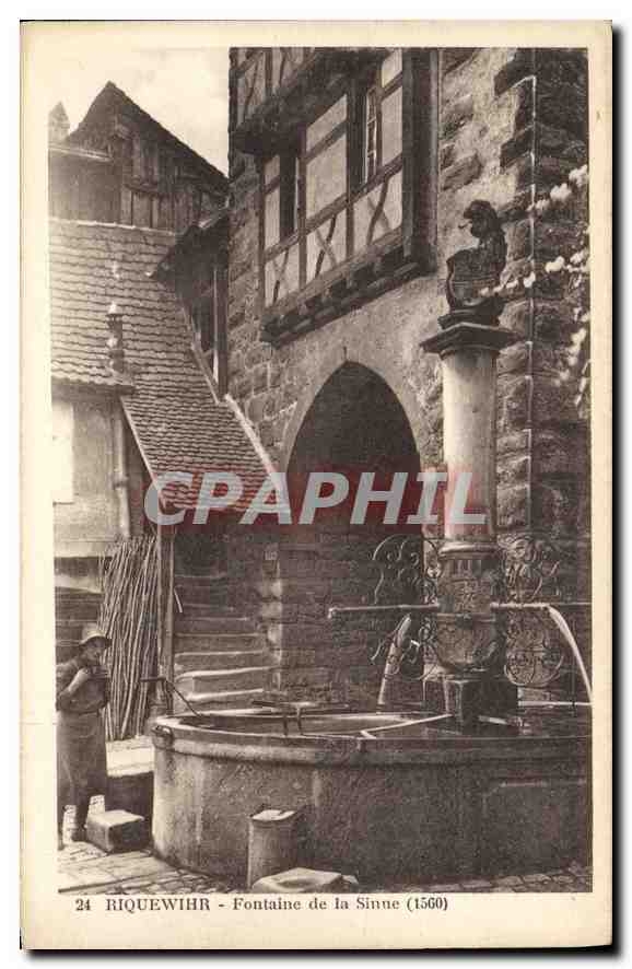CPA Riquewihr Fontaine de la Sinne 