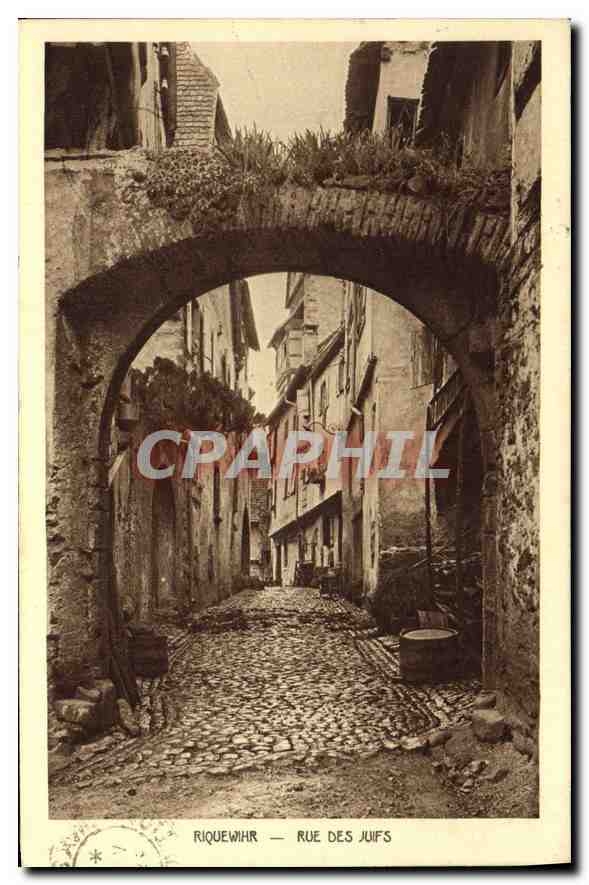 CPA Riquewihr Rue des Juifs 