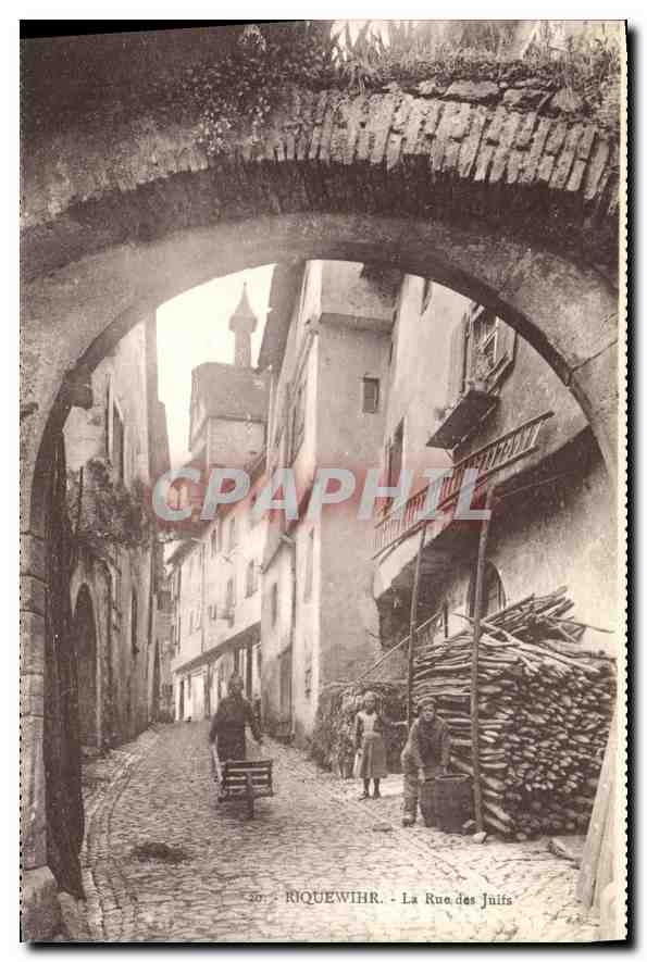 CPA Riquewihr La Rue des Juifs 