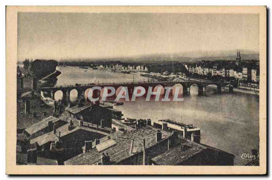 CPA Macon S et L Patrie de Lamartine Vue panoramique 