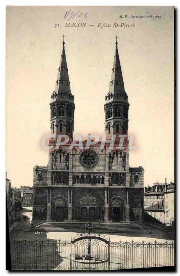 CPA Macon Eglise St Pierre 