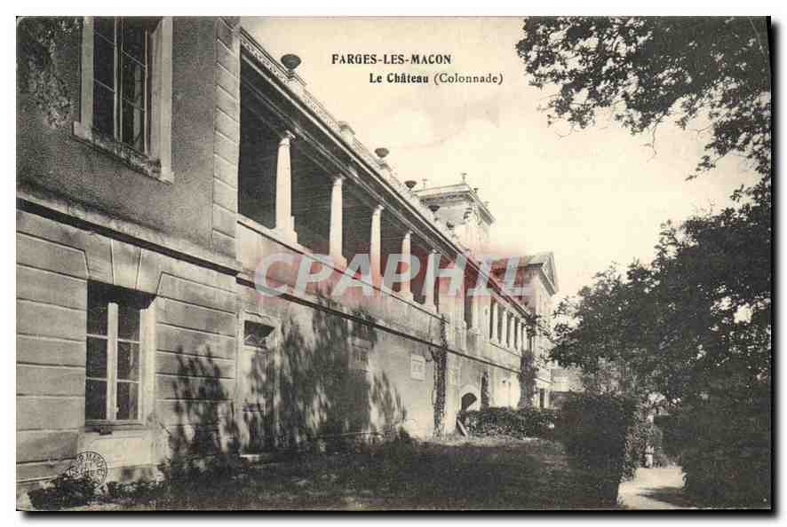 CPA Farges les Macon Le Chateau 